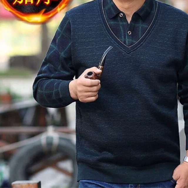 Áo len dài tay cho bố