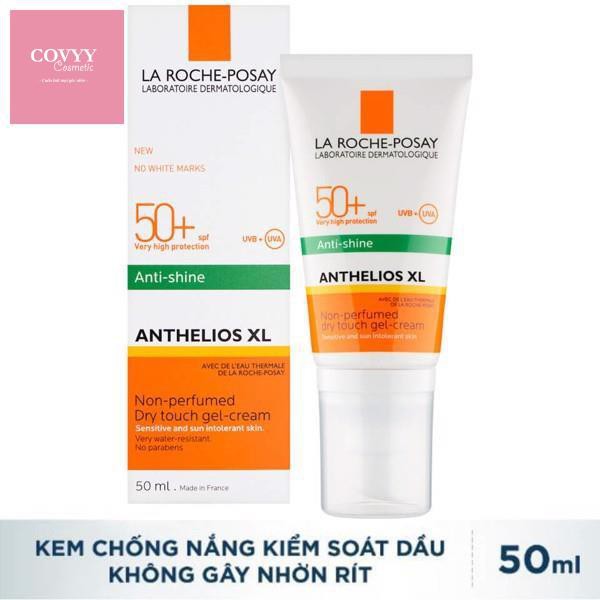 Kem chống nắng LarochePosay FREESHIP Gel Cream Dry Touch SPF 50+ (50ml).