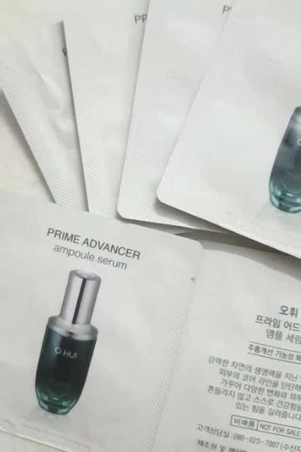 1 Gói serum tinh chất dưỡng trắng, căng bóng, chống lão hóa da - Ohui Prime Advancer Ampoule Serum | BigBuy360 - bigbuy360.vn