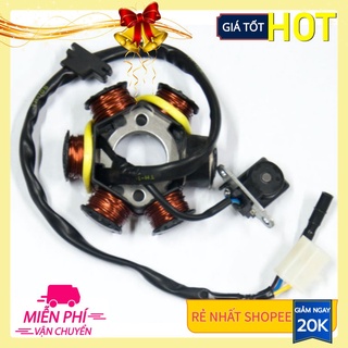 Cuộn lửa điện cho Dream Việt,  Future1, BH 12 tháng, ISO 9001, kèm gioăng (6 múi)