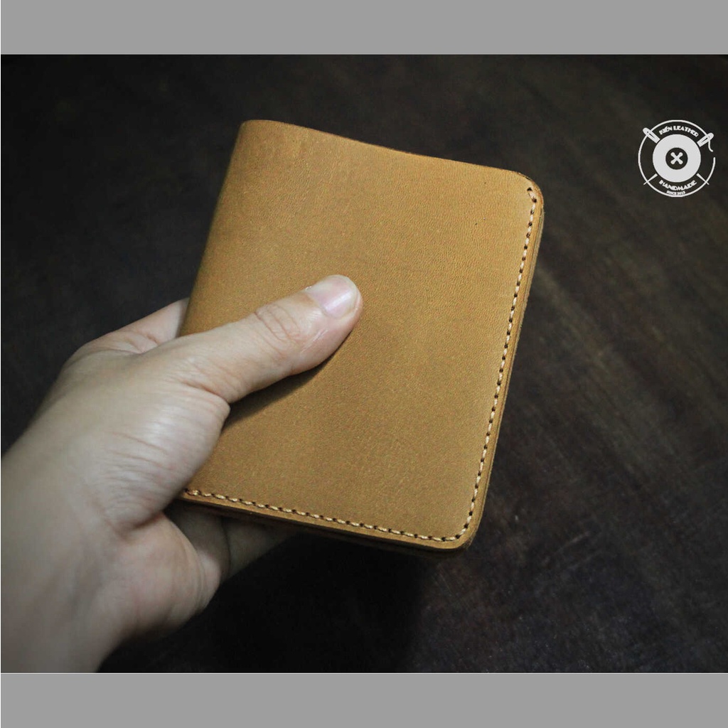 Ví da nam ,Ví nam dáng đứng, Size cổ điển Kiến Leather