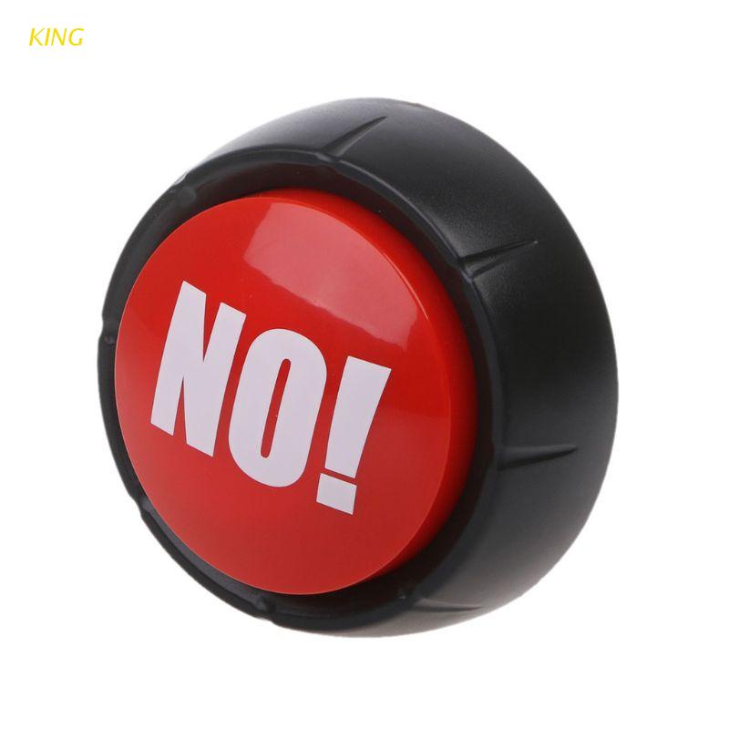 KING Đồ chơi nút bấm không tiếng ồn màu đỏ mới lạ cho cha mẹ và con cái