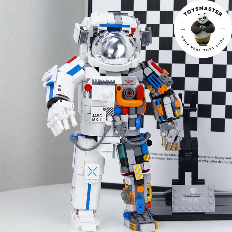 Đồ Chơi Lắp Ráp Xếp Hình Mô Hình Phi Hành Gia Astronault Astro Boy Jaki Cao 25cm No.9106 800+ Mảnh Ghép