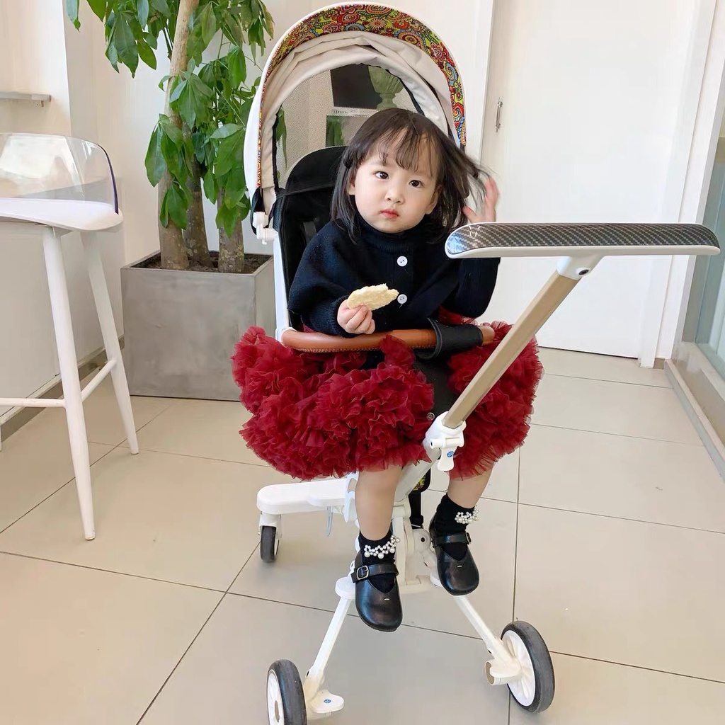 [TẶNG BÀN ĂN] Xe Đẩy 2 Chiều V-Baby IX9 Mẫu Mới 2022