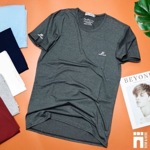 Big Sale Áo Thun Nam  Giá Rẻ Cổ Tròn  Nhiều Màu Tay Ngắn, Chất Cotton Co Giản Nhẹ Bề Mặt Vải Mềm Mịn - Petals_store