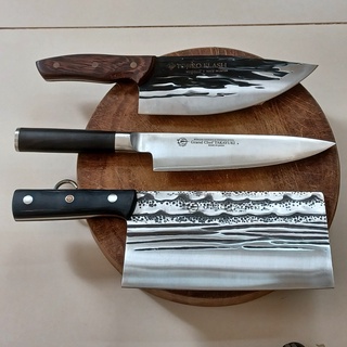 Dao chặt gà, thái thịt, lạng cá sắc mịn. dao bếp nhật