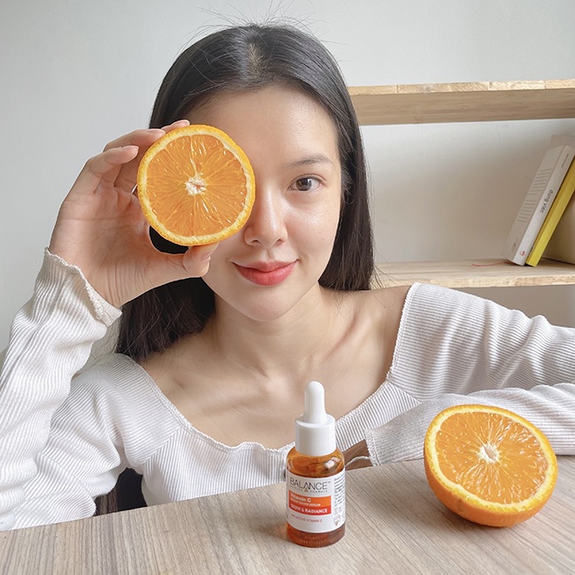 Serum Vitamin C Balance Trắng Da Mờ Thâm Balance Active Formula Vitamin C 12% Supershot - Khongcoson
