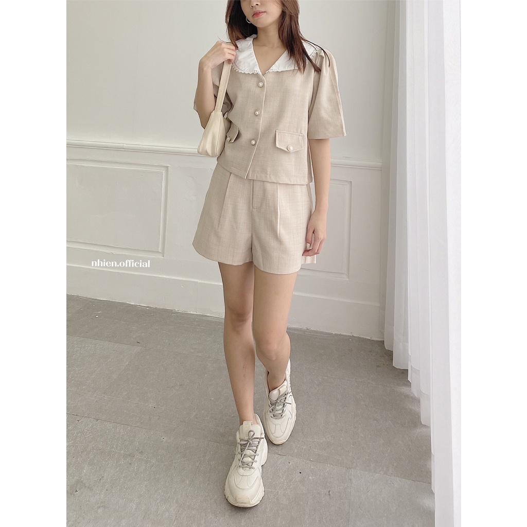 Quần short nữ, quần short vải nhiennhienvintage_BQ1