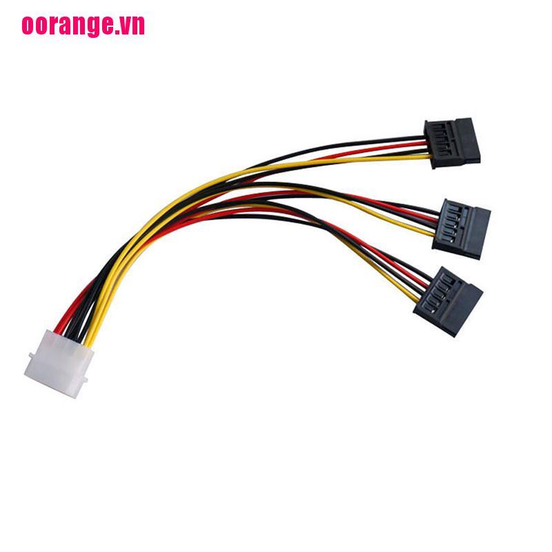 Cáp Nối Dài 4 pin Ide Molex Sang Trọng 3 Serial Ata
