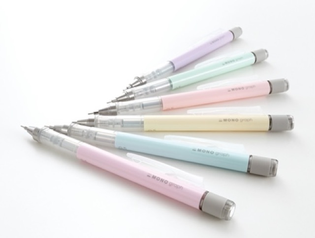 [RẺ NHẤT] Chì Kim Tombow Mono Graph Màu Pastel 0.3/ 0.5mm