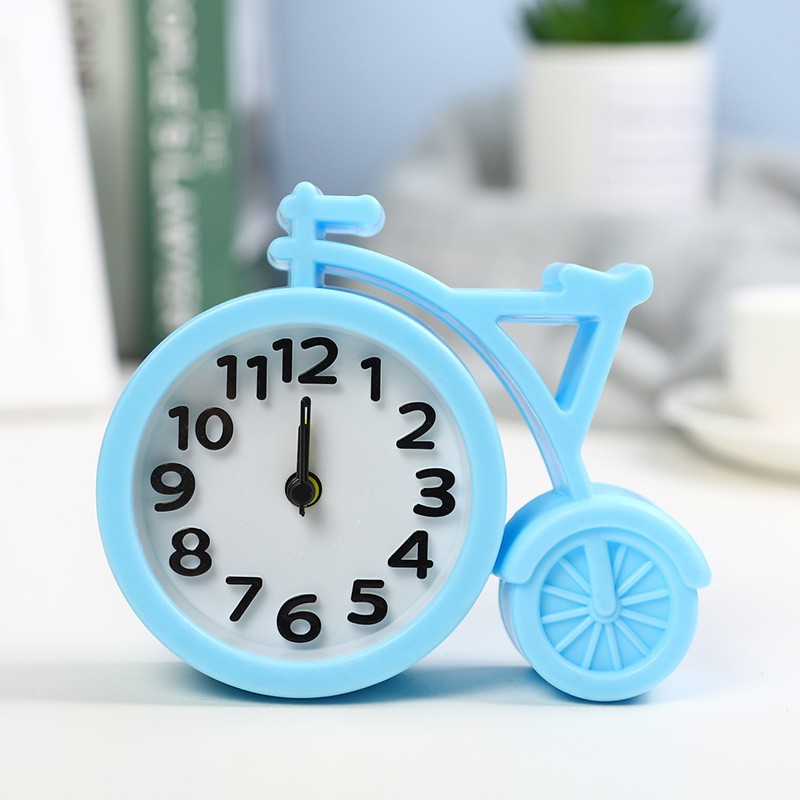 Đồng hồ FREESHIP Đông hồ để bàn hình xe đạp (4 màu), kiểu dáng dễ thương, hệ thống kim số rõ ràng, tiện lợi 7629