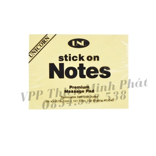 Giấy note UNC vàng 3 * 2, 3*3, 3*4, 3*5
