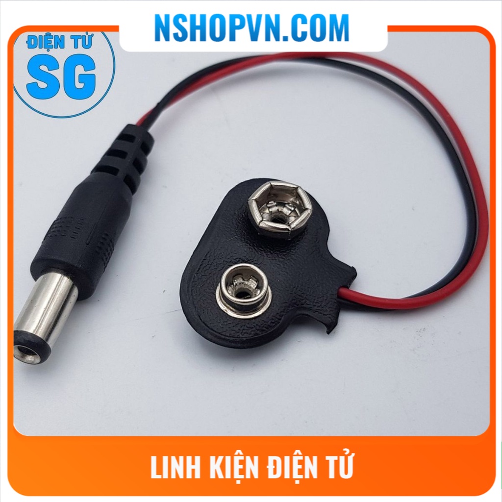 Jack pin 9V đầu ra DC