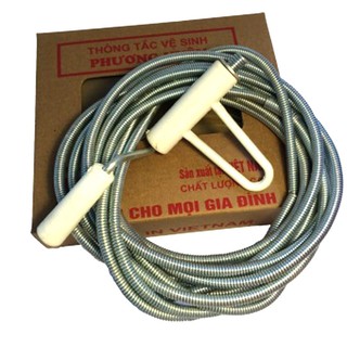 Dây thông tắc cống, đường ống bồn cầu đa năng 3m-7m