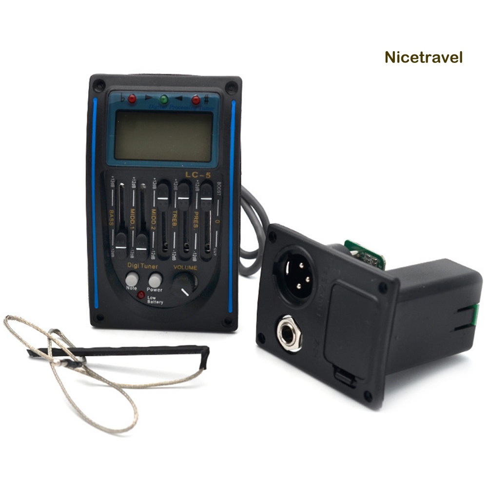 Bộ cân bằng âm thanh EQ 5 băng tần LC-5 chuyên dụng cho đàn guitar acoustic