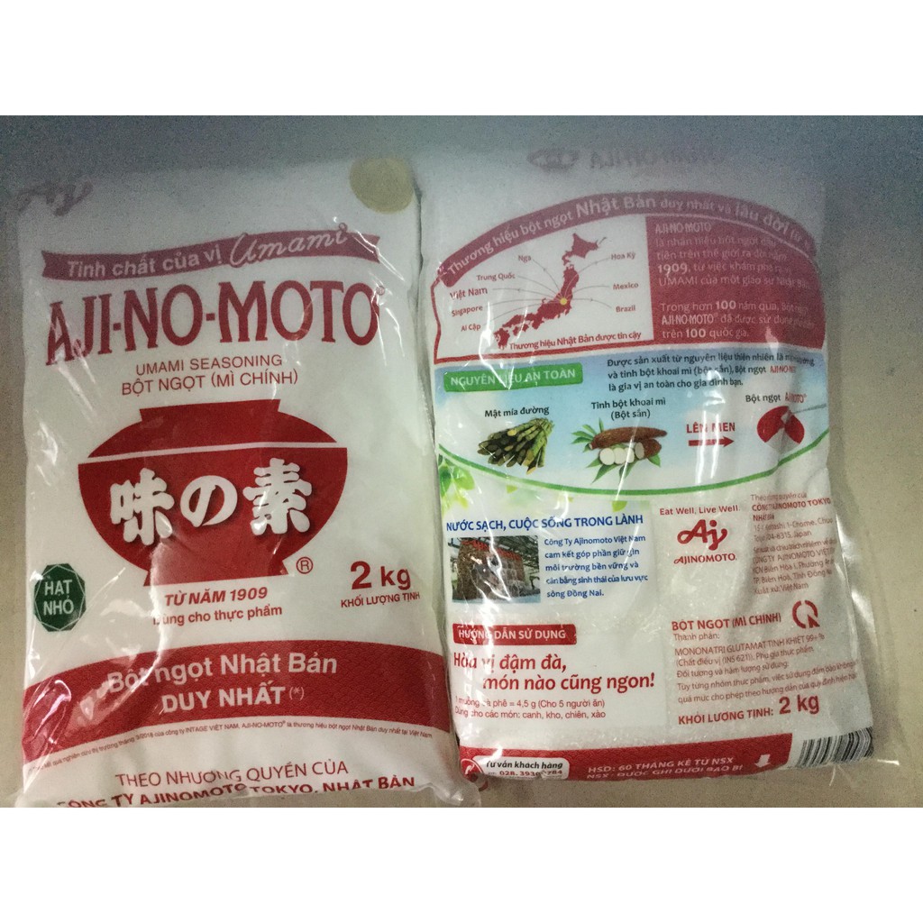 Bột ngọt Ajinomoto gói 2kg