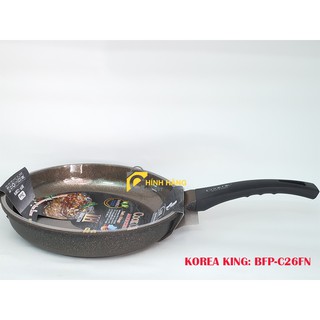 Chảo Đá Hoa Cương Cookok Cạn BFP-C26FN  26 cm Hàn Quốc  (Sử Dụng Bếp Từ)
