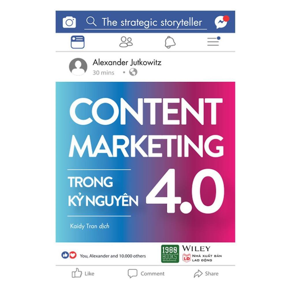 Sách - Content Marketing Trong Kỷ Nguyên 4.0 Tặng Bookmark [1980Books]