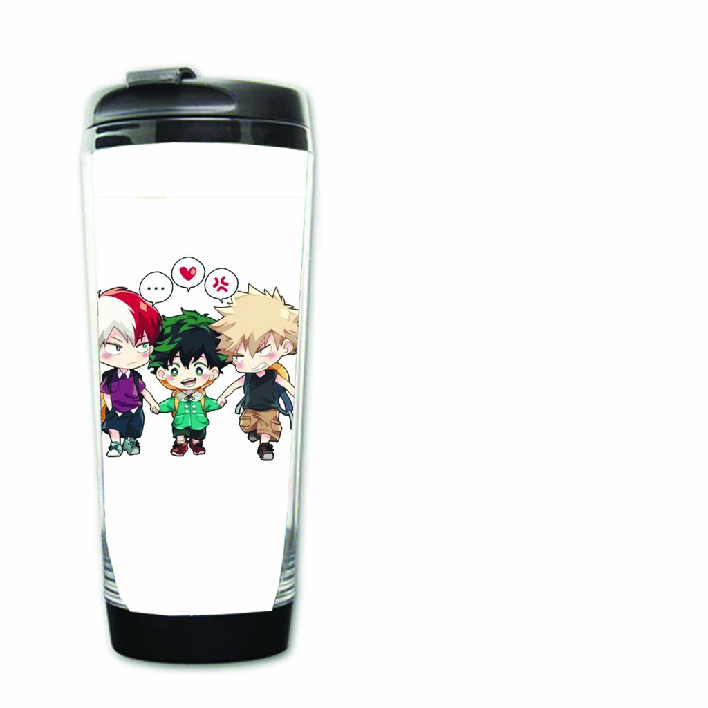 Bình đựng nước in hình Học Viện Anh Hùng BOKU NO HERO ACADEMIA My Hero Academy anime chibi xinh xắn