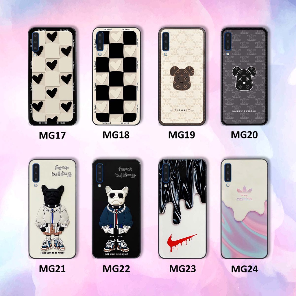 Ốp Samsung A7 2018 / A9 2018 trái tim, thời trang, thể thao, ốp viền dẻo đẹp