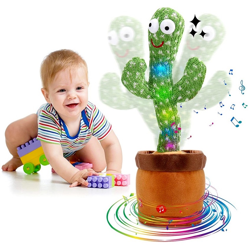 Đồ Chơi Nhồi Bông Hình Cây Xương Rồng 120 Bài Hát Dành Cho Trẻ Em
