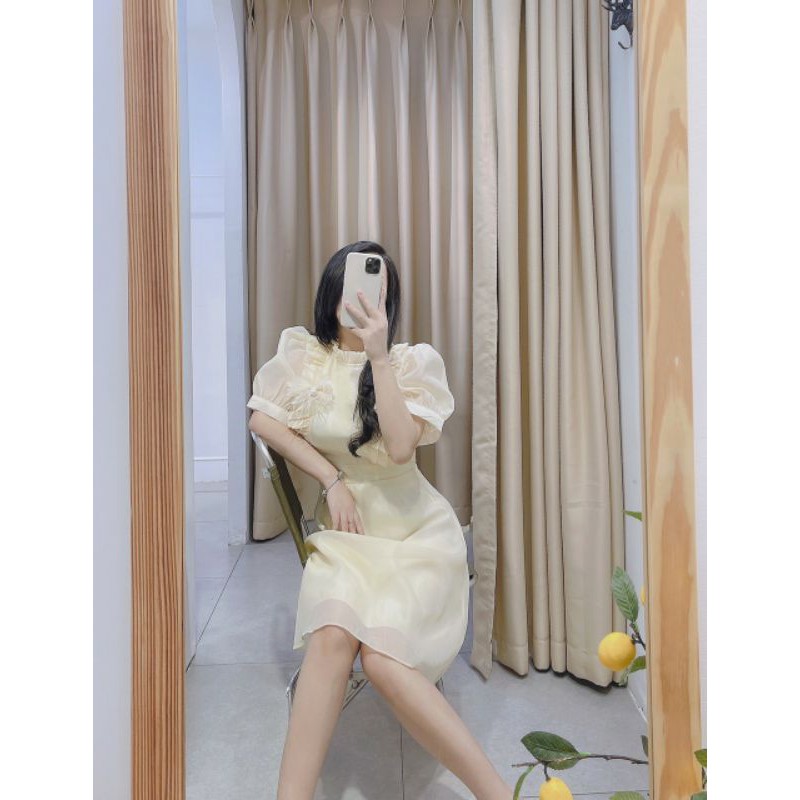 [Mã WASTMINI giảm 10% tối đa 30K đơn 150K] Váy tơ xinh xinh cổ bèo | BigBuy360 - bigbuy360.vn