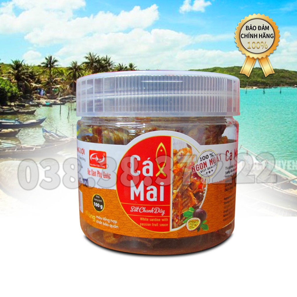 Cá Mai sốt chanh dây SÁNG LỢI Phú Quốc hộp 150g