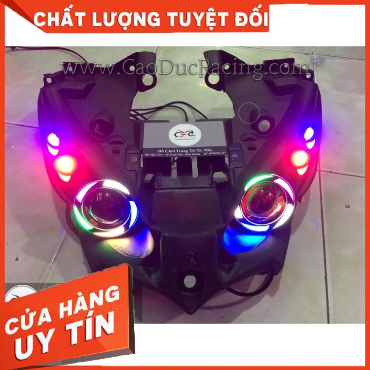 HÀNG CAO CẤP -  Đồ chơi xe Mắt cú ex135 (U7 LỐC XOÁY 7 MÀU) - exciter 135  - Hàng Cao Cấp