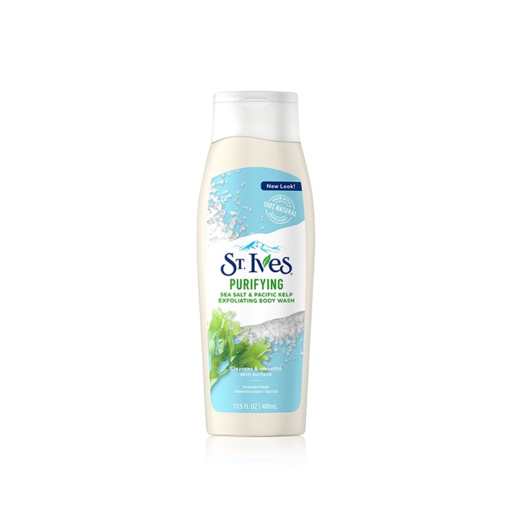 Sữa tắm dưỡng da St.Ives Muối biển Purifying Sea Salt 400ml