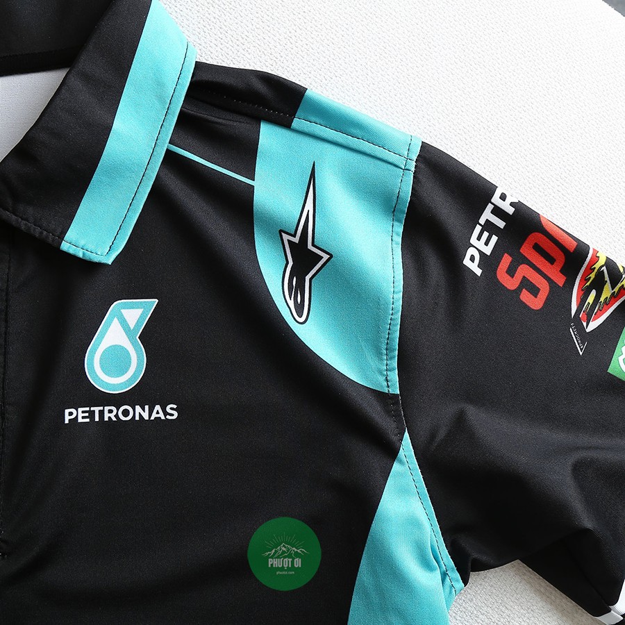 Áo thun nam có cổ Petronas Yamaha SRT in chuyển nhiệt cao cấp phong cách thể thao | BigBuy360 - bigbuy360.vn