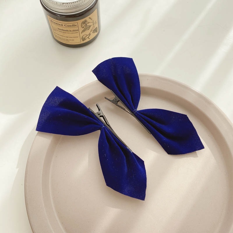 Phong Cách Hàn Quốc Thời Trang Nữ Kẹp Tóc Nơ