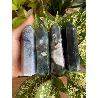 Trụ Moss Agate