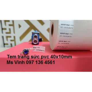 Decal tem vàng bạc, trang sức, tem kính