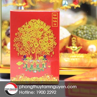 Gạo vàng Thần Tài Kim Tiền may mắn, chiêu tài đặt bàn thờ tài lộc