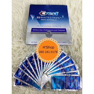 Miếng dán răng crest 3d white professional effects