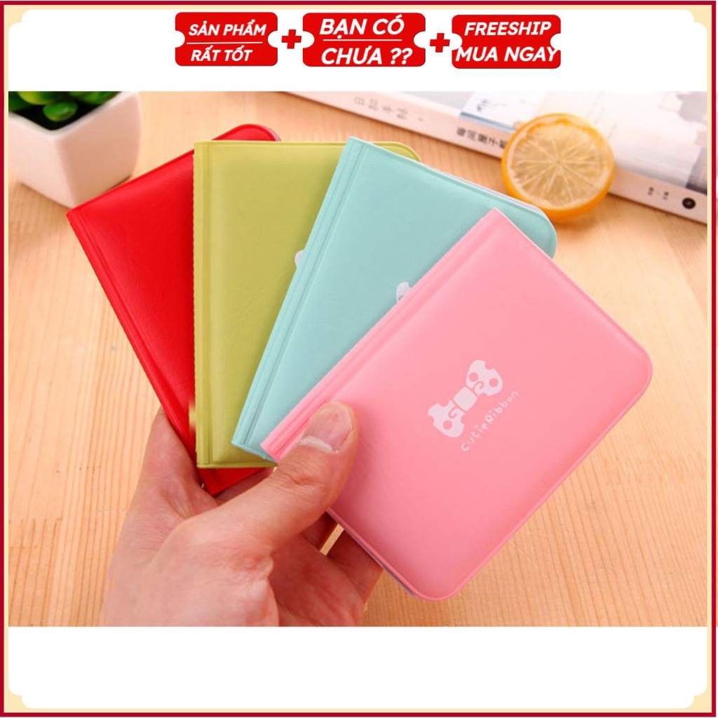 (CAO CẤP) Ví Đựng Thẻ Xe Buýt KIỂU HÌNH NƠ Dễ Thương, Thẻ Ngân Hàng, Name Card - Bóp Để Thẻ, Nhỏ Gọn Dễ Dàng Bỏ Túi
