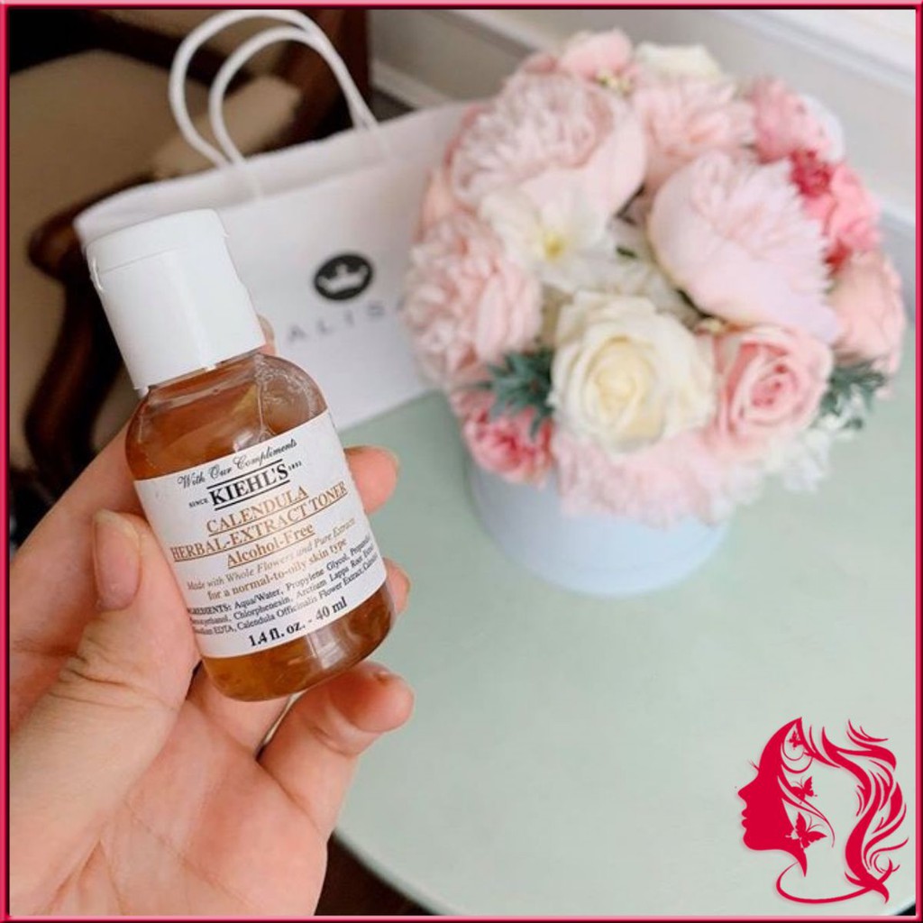 Nước hoa hồng hoa cúc Kiehls Calendula Extract Toner Alcohol-Free 40ml