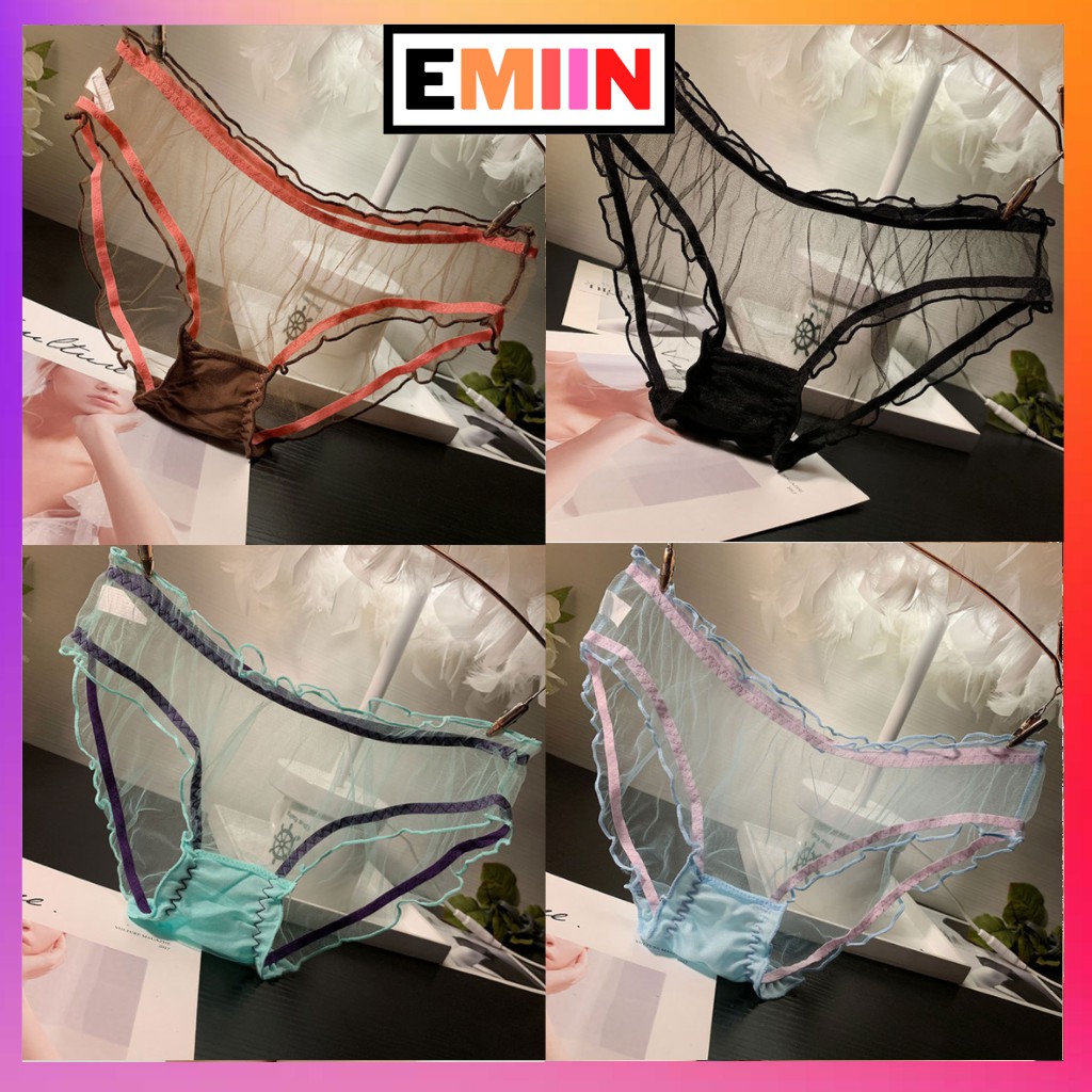 Quần lót nữ, voan ren mỏng - Quần lót nữ xuyên thấu sexy quyến rũ gợi cảm hot