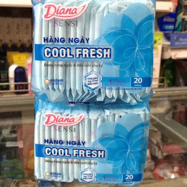 Băng Vệ Sinh Sensi Cool Fresh Hằng Ngày 20 miếng