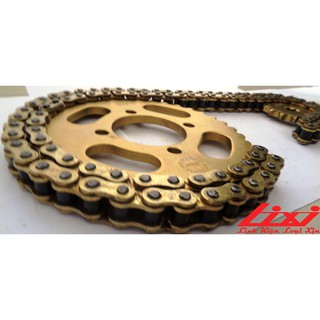 Bộ nhông sên dĩa xe VIVA 428H-14T-35T-102L đúc xi vàng Lixi