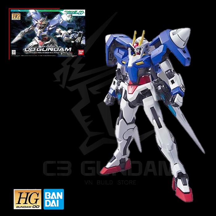 HG 1/144 GN-0000 00 GUNDAM HG00 MÔ HÌNH ĐỒ CHƠI LẮP RÁP GUNDAM GUNPLA CHÍNH HÃNG NHẬT BẢN