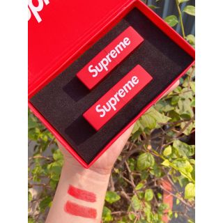 Set son Supreme 2 cây tone đỏ
