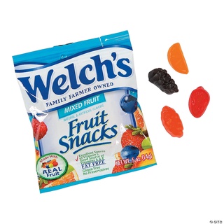 Welch's mixed fruit snack kẹo dẻo hoa quả túi lẻ 22g