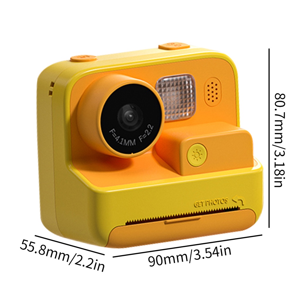 Máy Ảnh Kỹ Thuật Số Ống Kính Kép Hd 1080p Làm Quà Sinh Nhật Vui Nhộn Cho Bé