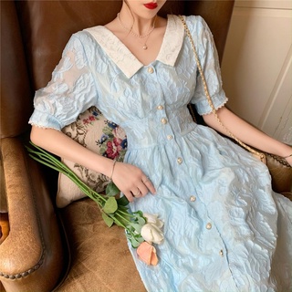 Đầm Maxi Ngắn Tay Thời Trang Mùa Hè Cho Nữ