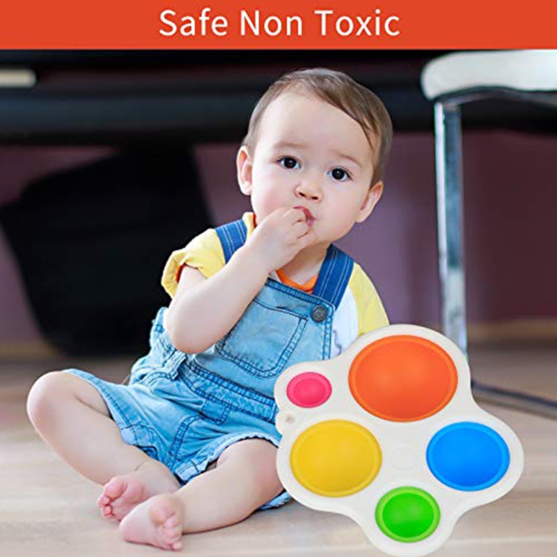 Đồ Chơi Lắp Ghép Bằng Tay Nhiều Nút Bấm Giáo Dục Sớm Cho Bé