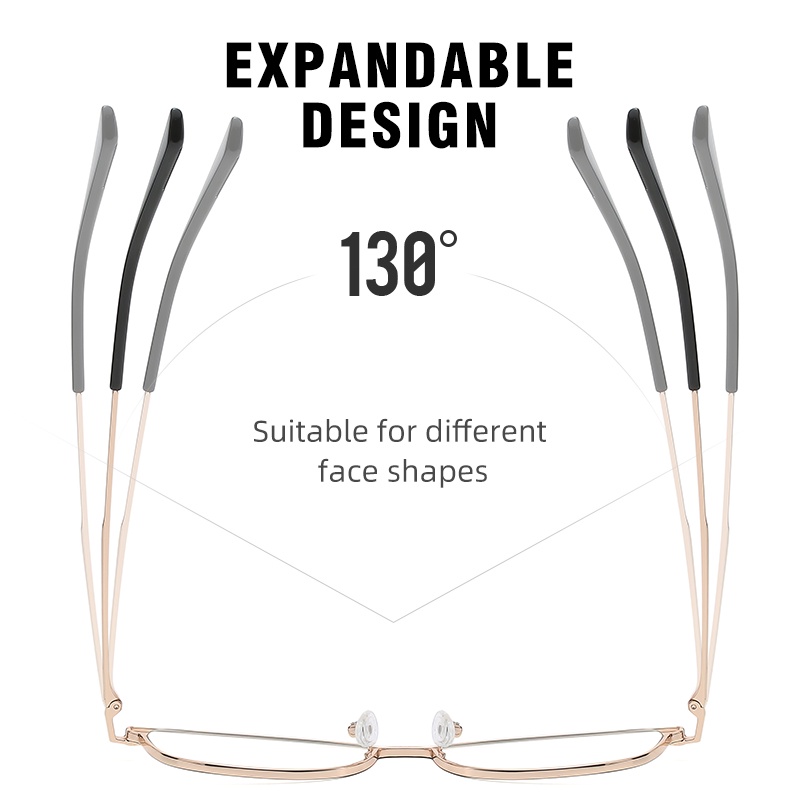 Kính mát Zelin LC705 chống tia xanh gọng kim loại thời trang Âu Mỹ