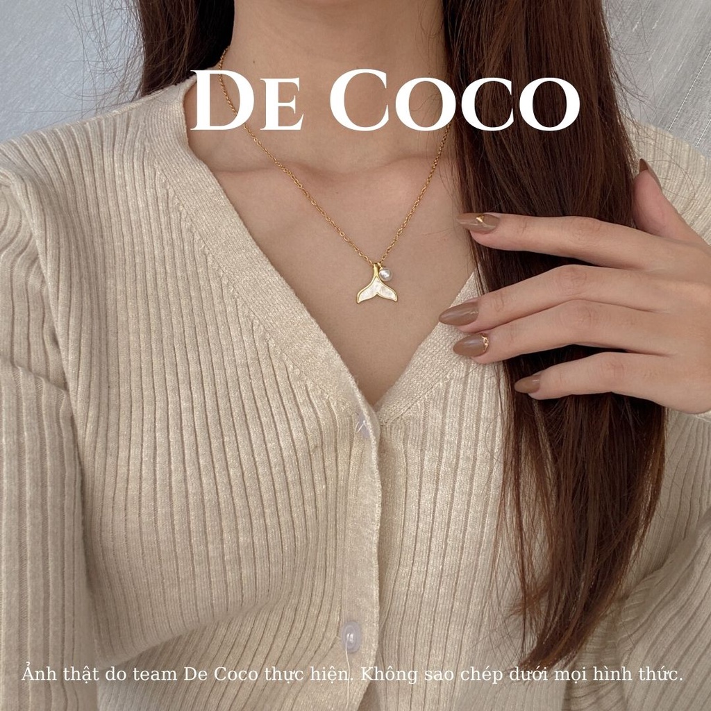 [KHÔNG ĐEN GỈ] Vòng cổ titan đuôi cá Maris De Coco decoco.accessories