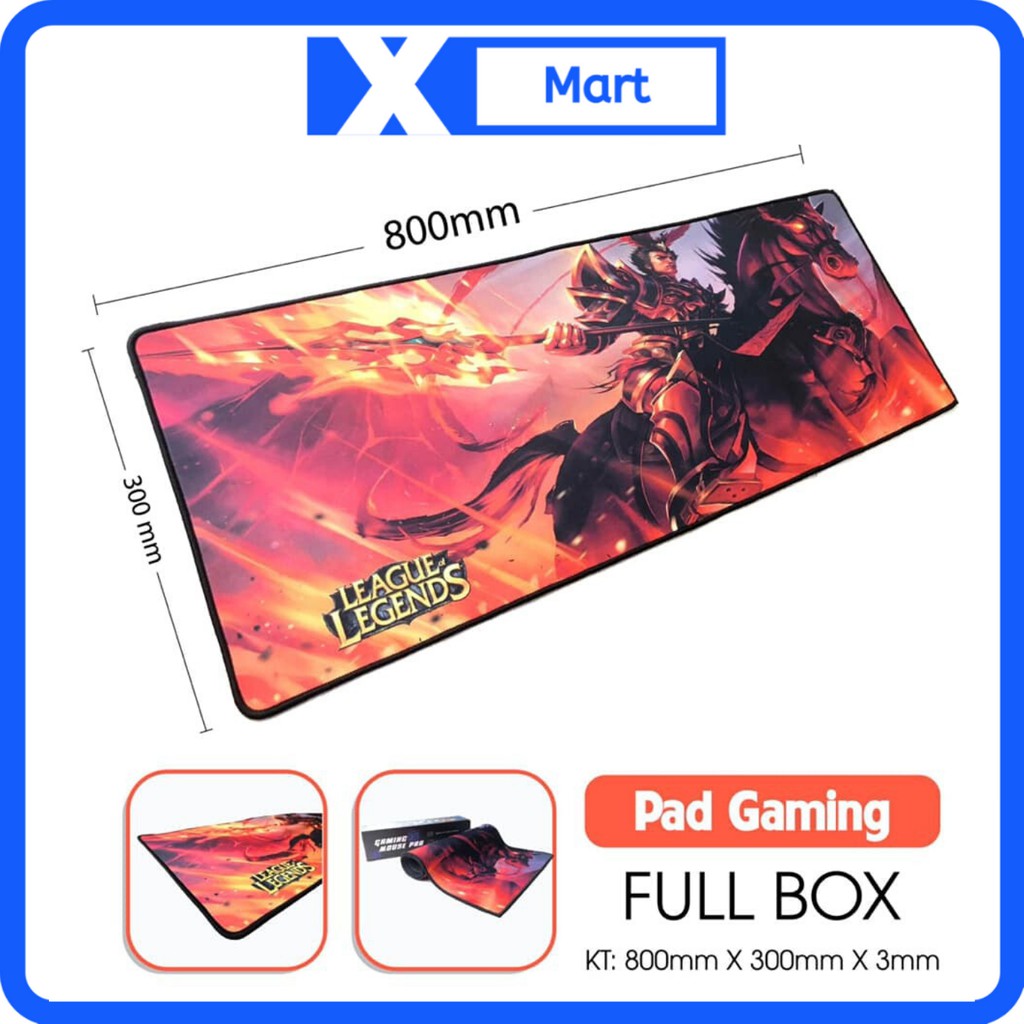 Miếng lót chuột size lớn nhiều hình có may viền, mouse pad kích thước 300x800x3mm