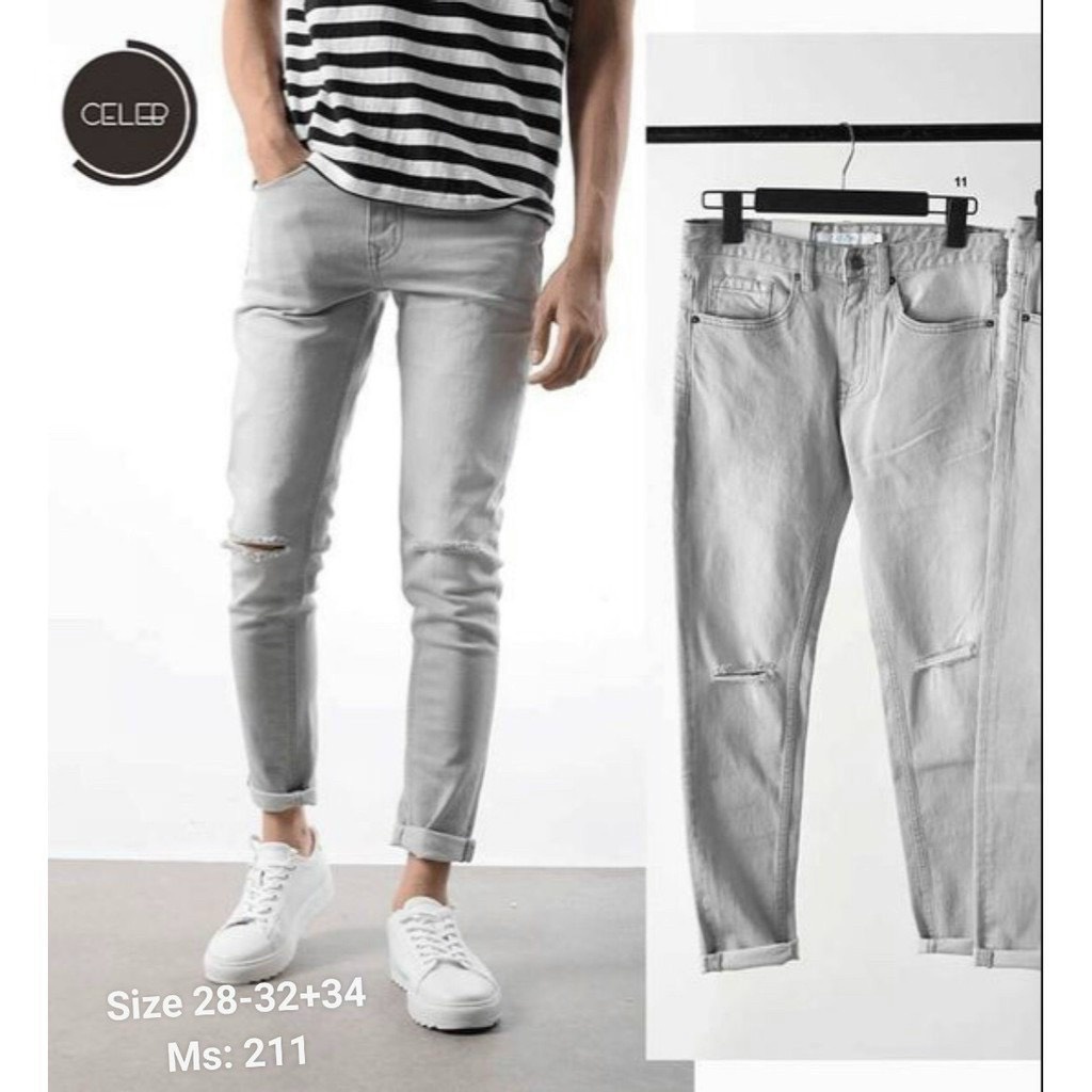 Quần Jean Nam Hàn Quốc Co Dãn 4 Chiều , Form Skinny ⚡The Lizard⚡